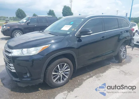 2018 Toyota Highlander Xle from USA, damaged, VIN 5TDJZRFH3JS829767